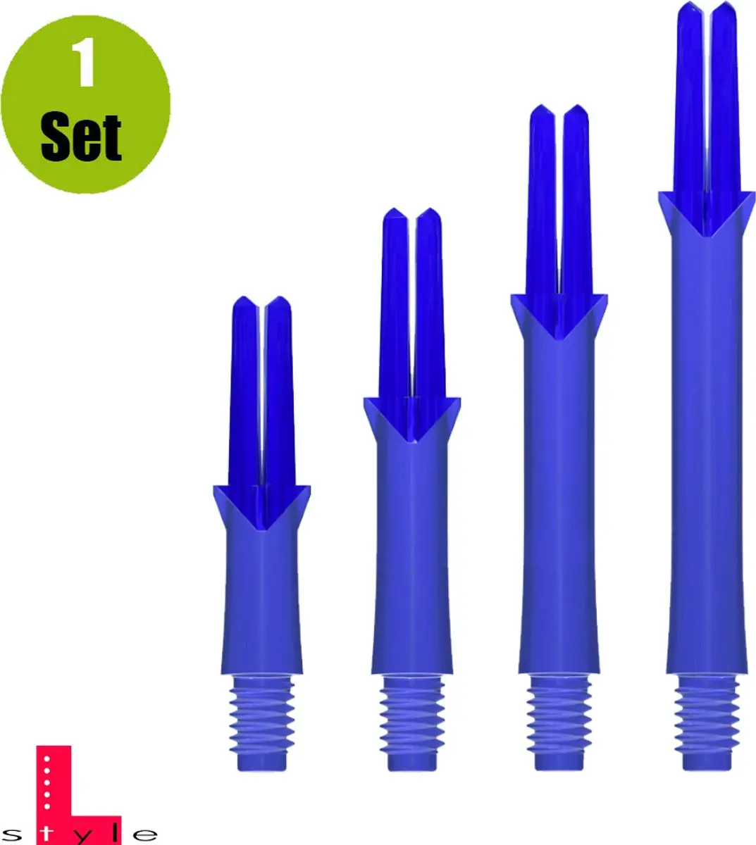L-Style L-Shaft Locked Straight Blauw SL130