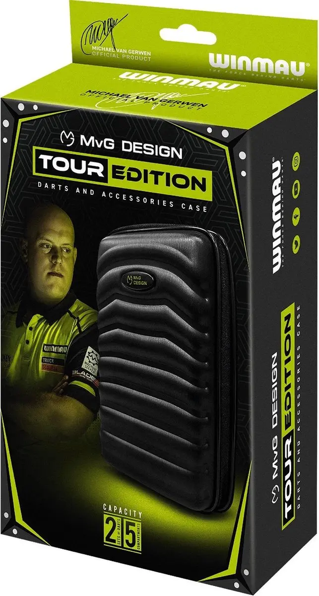 Winmau Michael van Gerwen Dartcase Tour Edition - Zwart