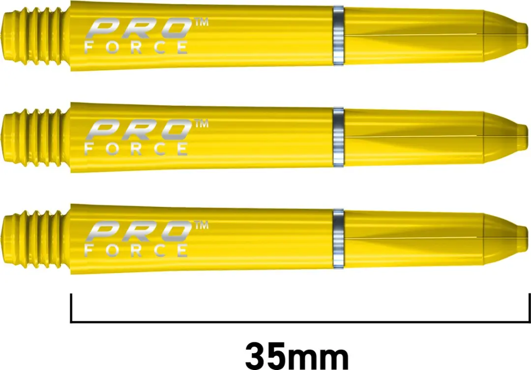 Winmau Pro Force Dartschachten Geel - 3 Stuks