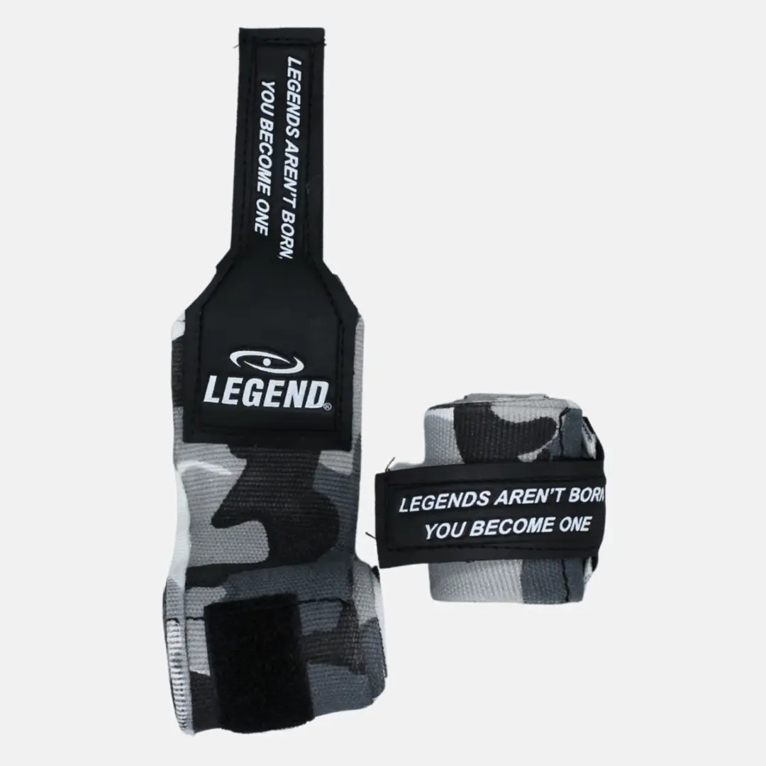 Legend Boksbandages 2,5m - Camo Grijs