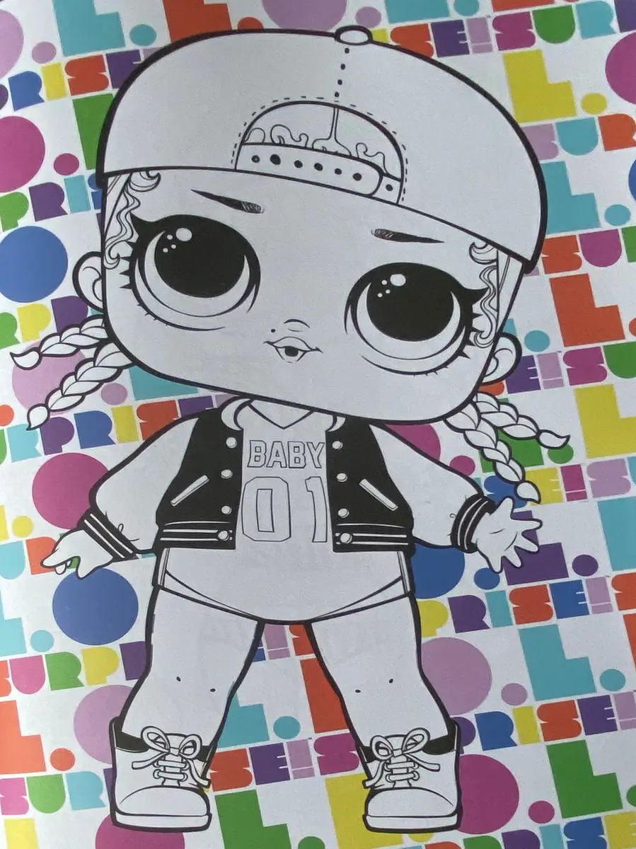 LOL Surprise! Kleurboek Mega Colour Fun 70 Pagina's - Multicolor