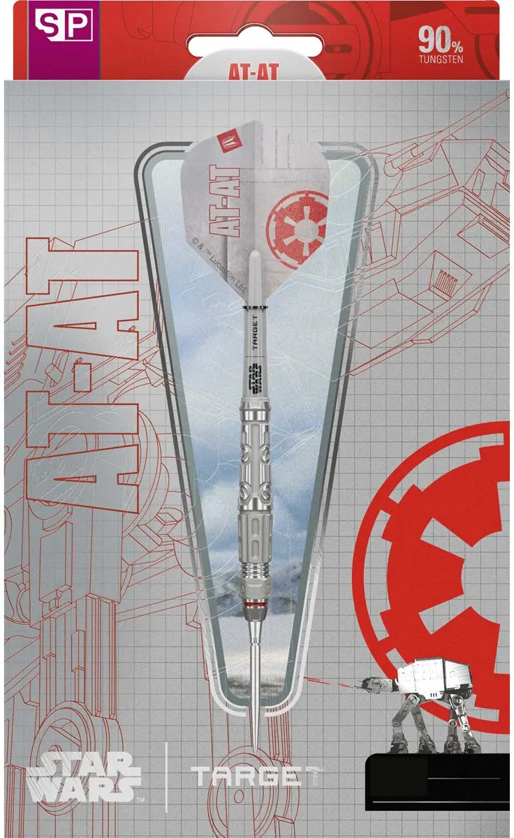 Target Star Wars AT-AT Darts - 3 Stuks - 23g/24g/25g - Zilver