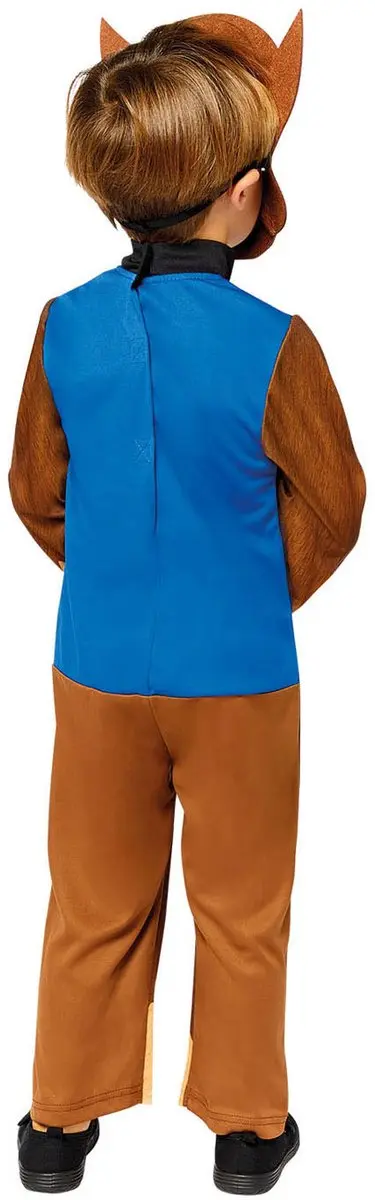 PAW Patrol Chase Verkleedpak - 3-4 jaar - Bruin/Blauw
