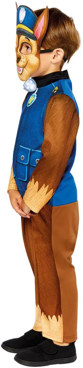 PAW Patrol Chase Verkleedpak - 3-4 jaar - Bruin/Blauw