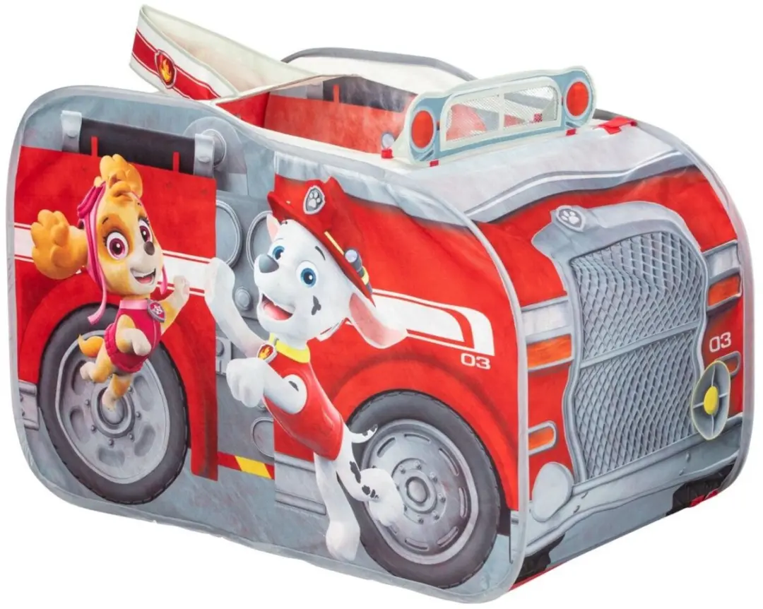 PAW Patrol Pop-up Speeltent Brandweerwagen Marshall & Skye
