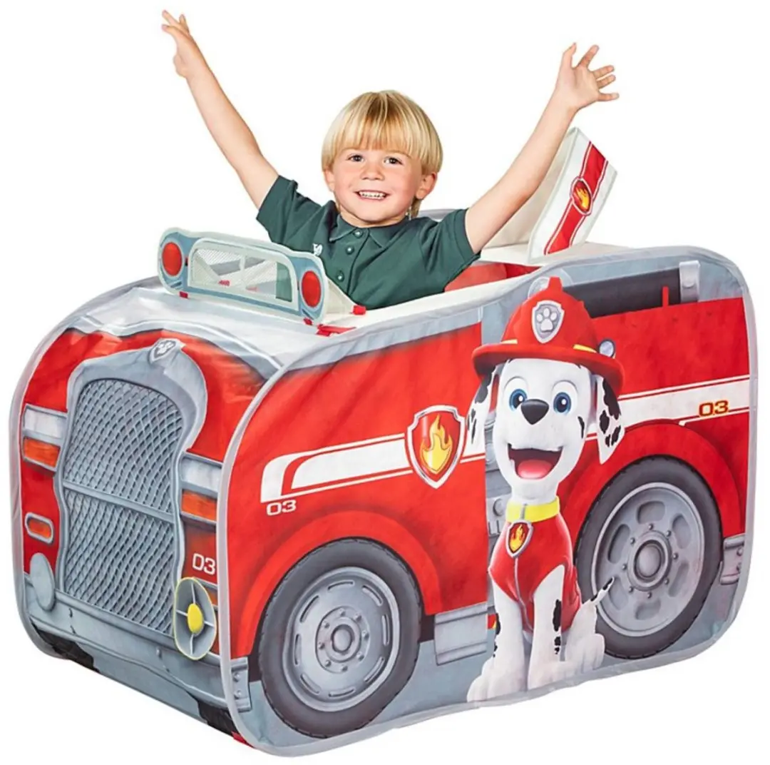 PAW Patrol Pop-up Speeltent Brandweerwagen Marshall & Skye