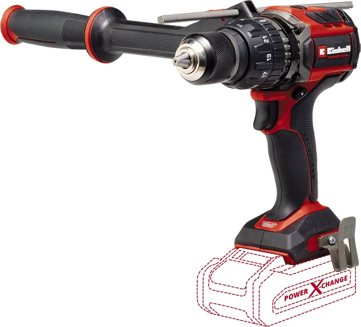 Einhell TP-CD 18/120 Li-i BL Klopboormachine - 18V - 120Nm - 2 Snelheden - Zwart/Rood