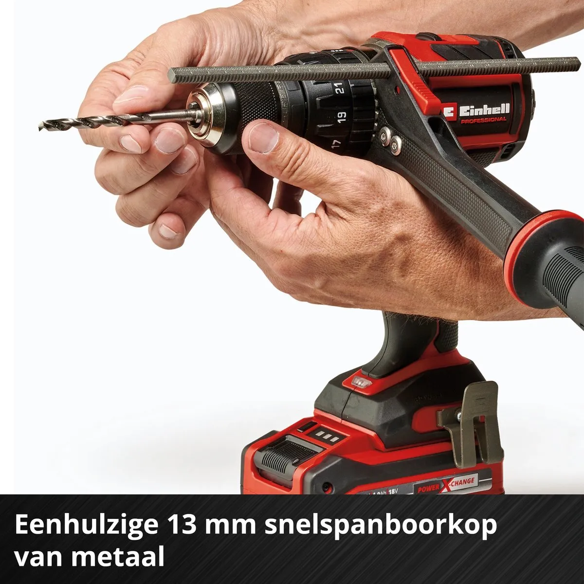 Einhell TP-CD 18/120 Li-i BL Klopboormachine - 18V - 120Nm - 2 Snelheden - Zwart/Rood