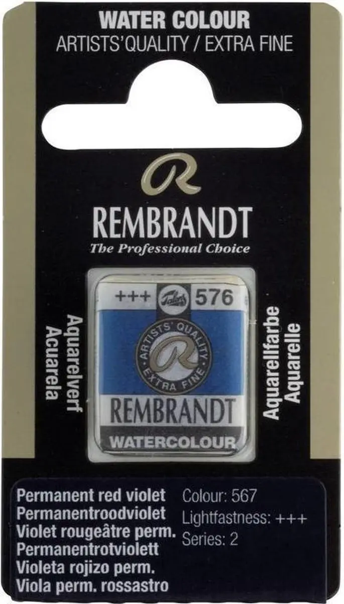 Rembrandt Waterverf Napje Phthalo Blue Greenish 10g