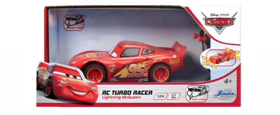 Dickie Lightning McQueen Turbo Racer 203084038 - 3x 1,5V Accu - Multi Color