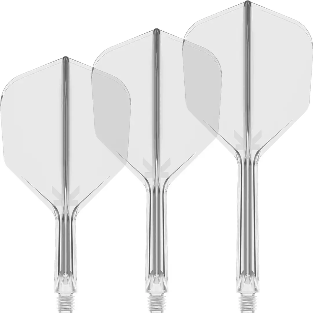 Target K-Flex Clear NO6 Dart Flights 3 Stuks