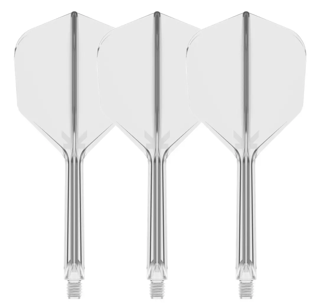 Target K-Flex Clear NO6 Dart Flights 3 Stuks