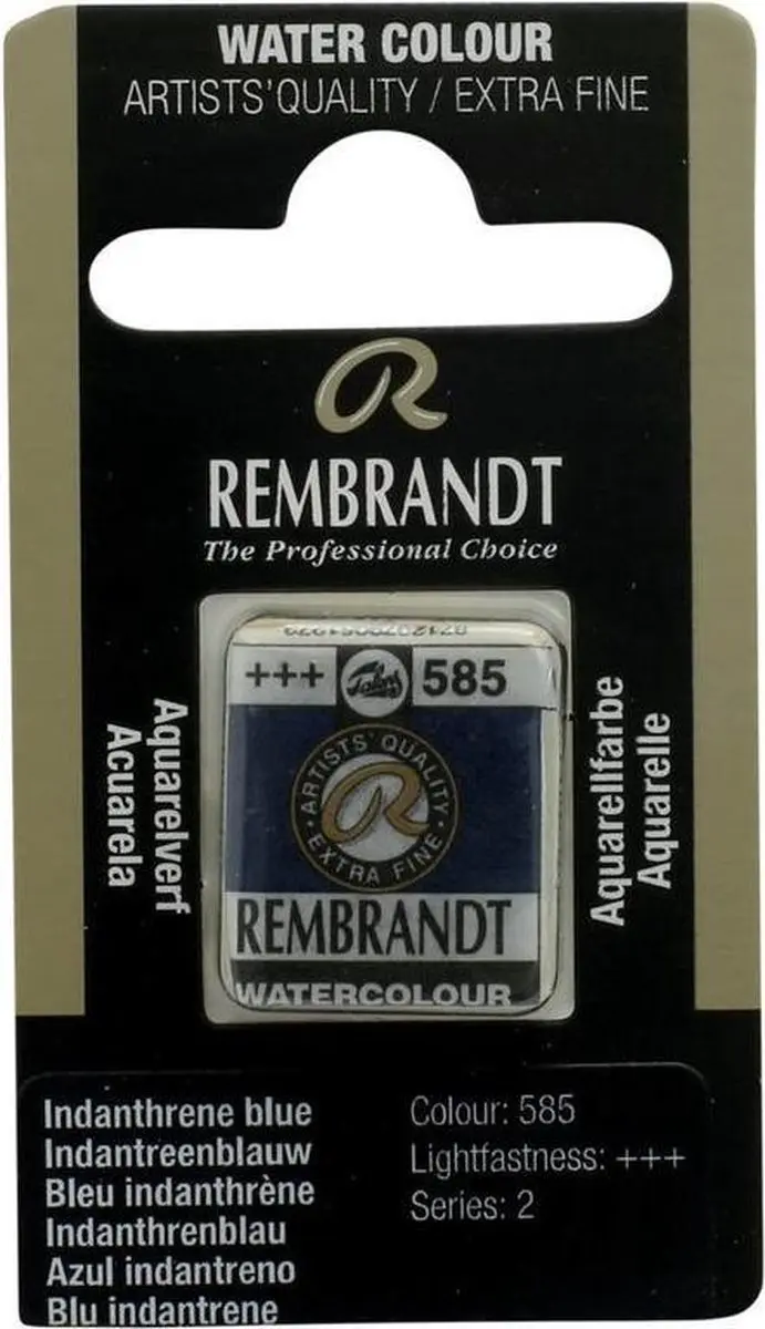 Rembrandt Waterverf Napje Indanthrene Blue 10g