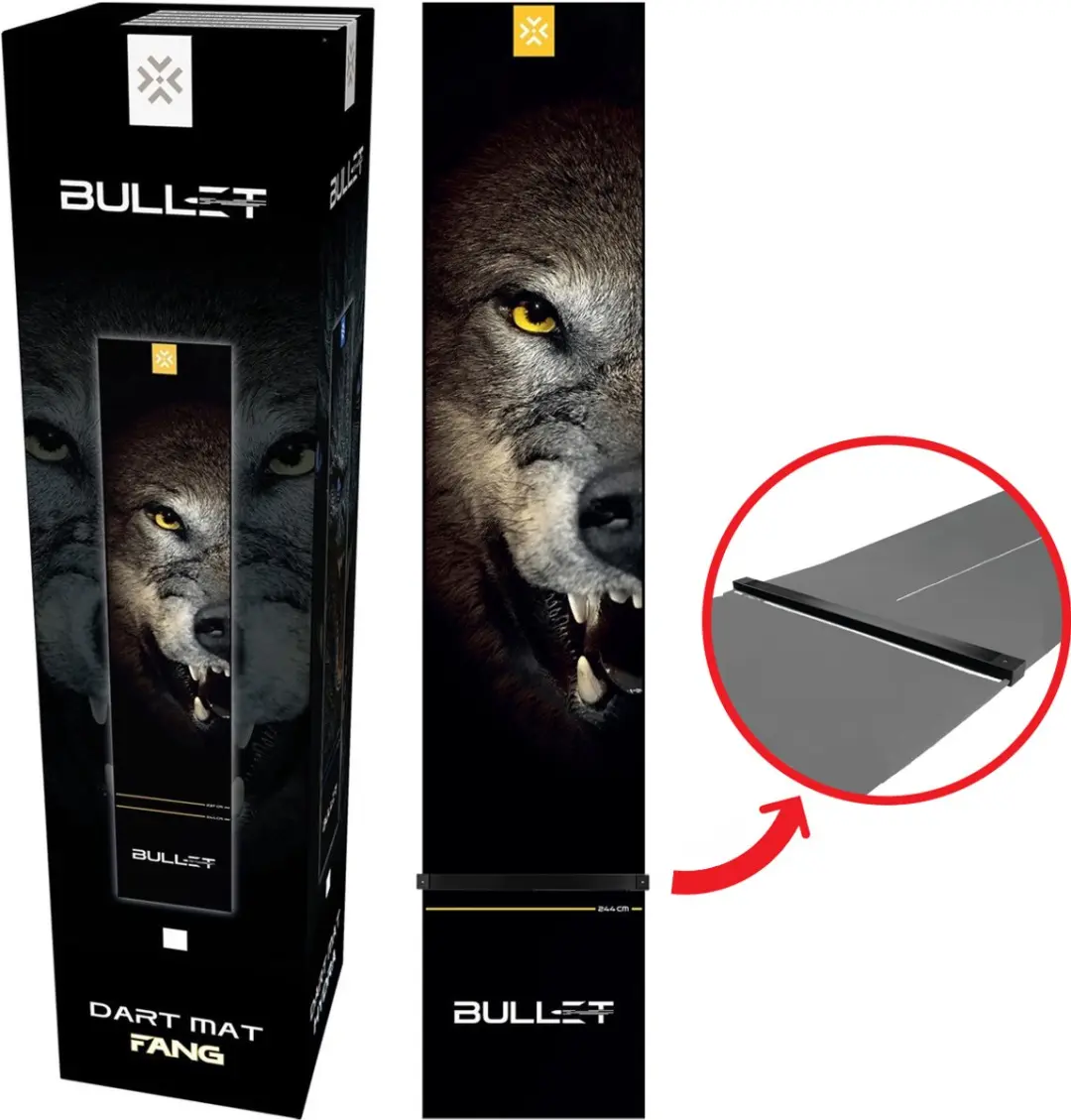 Bullet Carpet Fang Dartmat 300x60cm
