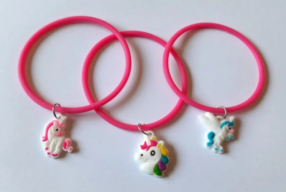 Unicorn Lightfight Armbandjes - 3 Stuks Felroze