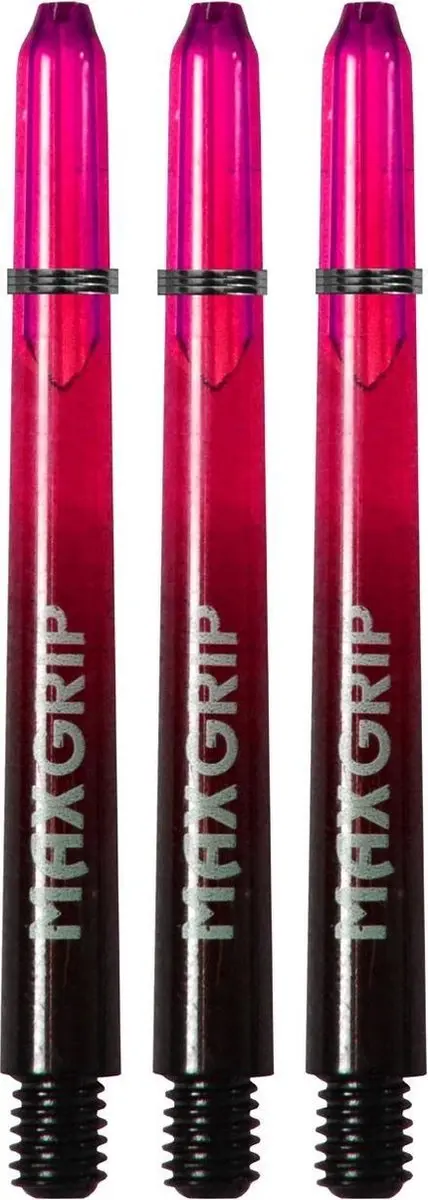 XQMax Maxgrip Dart Shafts QD7005230 - 3 Stuks - Rood