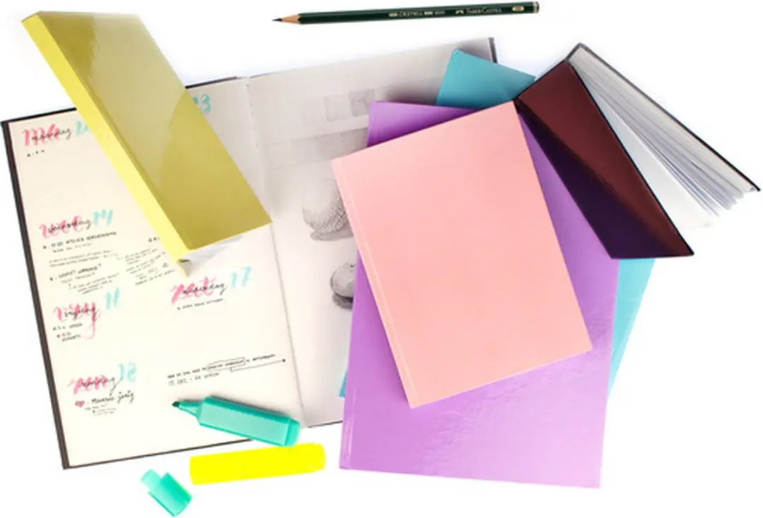 Kangaro Dummyboek A5 Pastelroze - 160 Bladzijden Hardcover