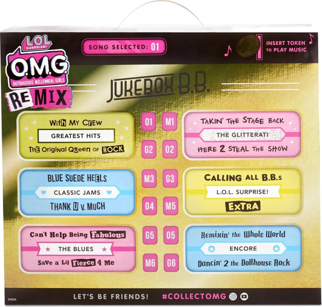 LOL Surprise! OMG Collector Jukebox B.B. Remix - Modepop - Meerkleurig