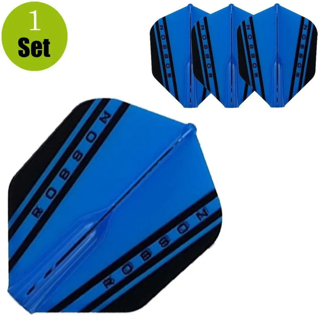Bull's Robson Plus Flight Std.6 V - Blauw - 3 Stuks
