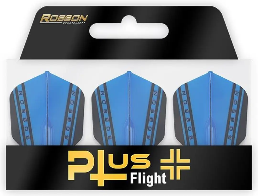 Bull's Robson Plus Flight Std.6 V - Blauw - 3 Stuks