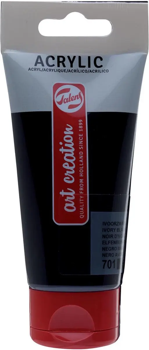 Talens TAC Acrylverf Ivoorzwart 75ml