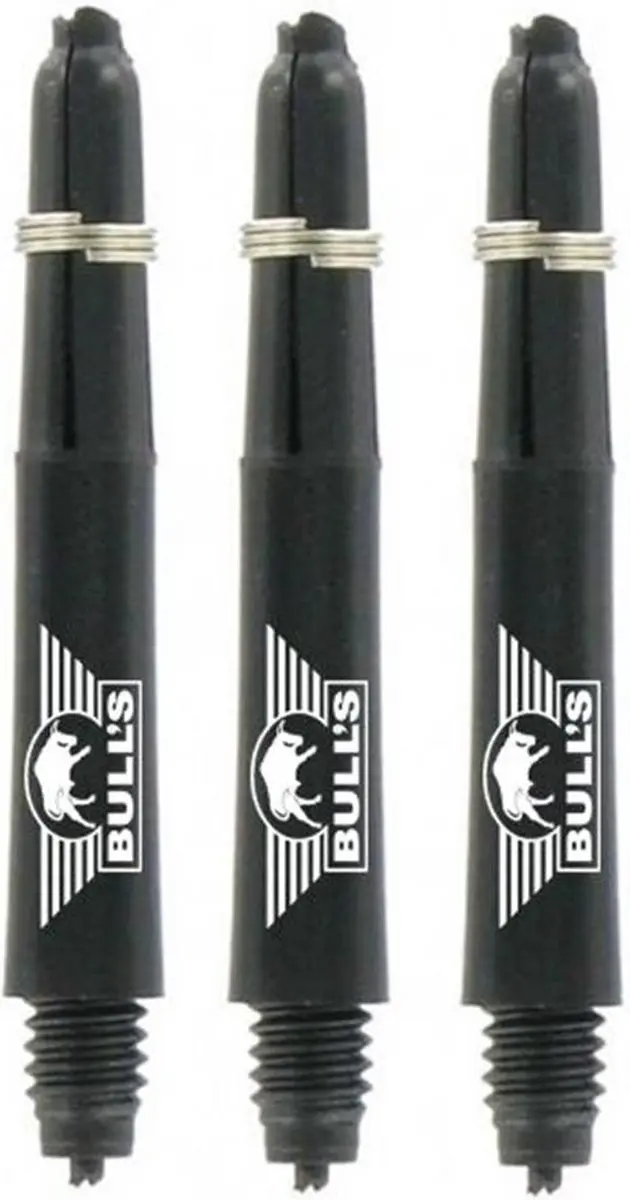 Bull's Nylon Ring Short Zwart - 3 Stuks