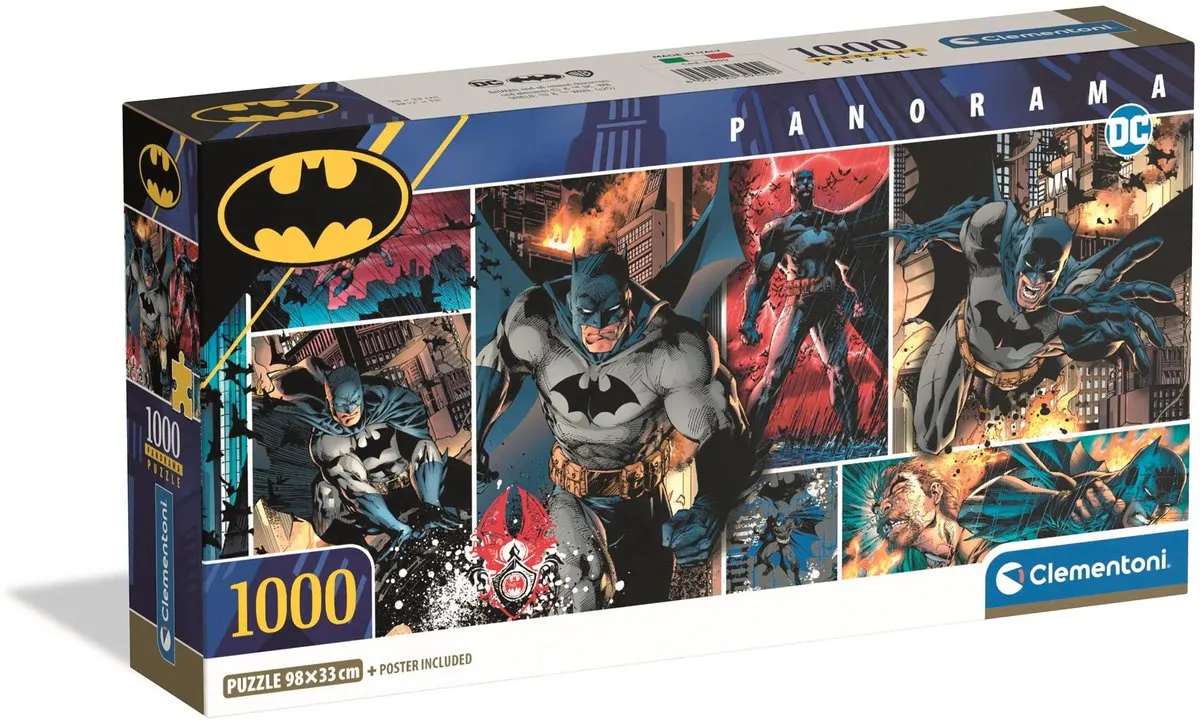 Clementoni Batman Panorama Puzzel 1000 Stuks