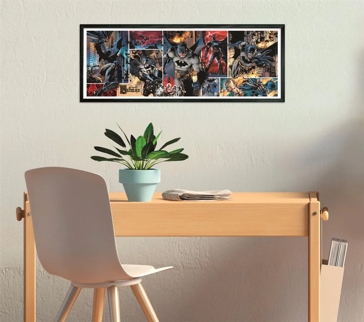 Clementoni Batman Panorama Puzzel 1000 Stuks - Multikleur