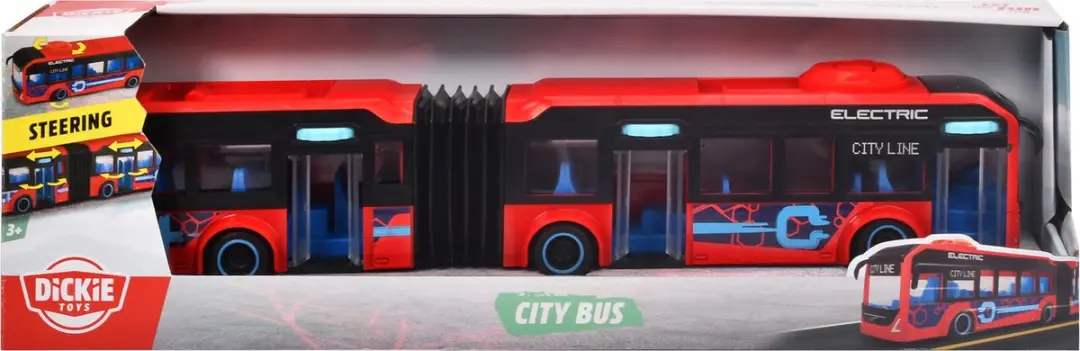 Dickie Toys Volvo Stadsbus 40cm - MPN 203747015 - Rood