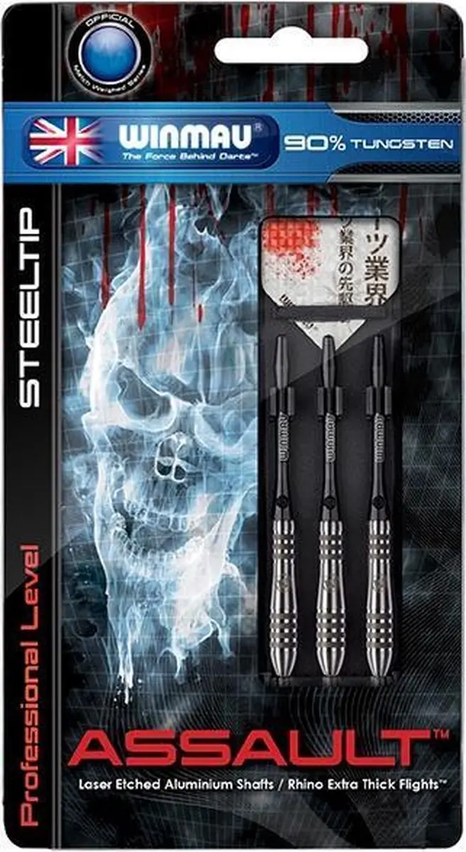 Winmau Assault 90% Tungsten Darts 22g