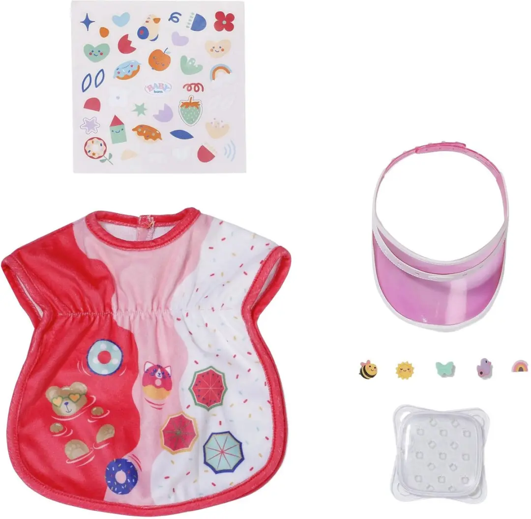 Baby Born 840177 Poppen Strandoutfit - Meerkleurig