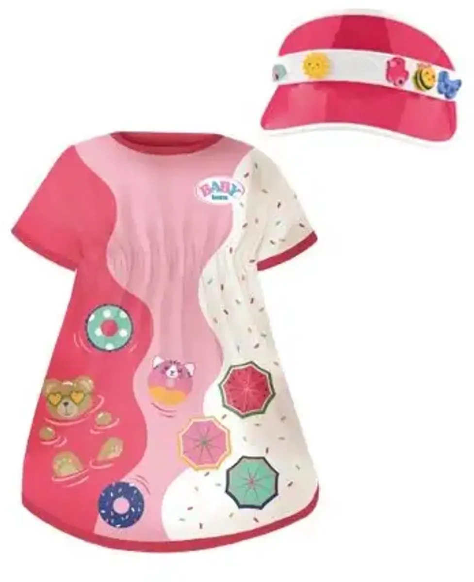 Baby Born 840177 Poppen Strandoutfit - Meerkleurig