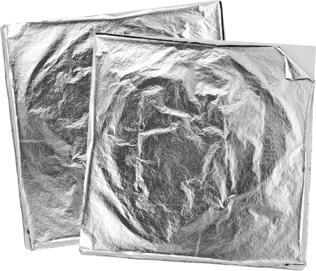 Meyco Bladmetaal Zilver 10 Stuks 14x14cm - afbeelding 2 van 2