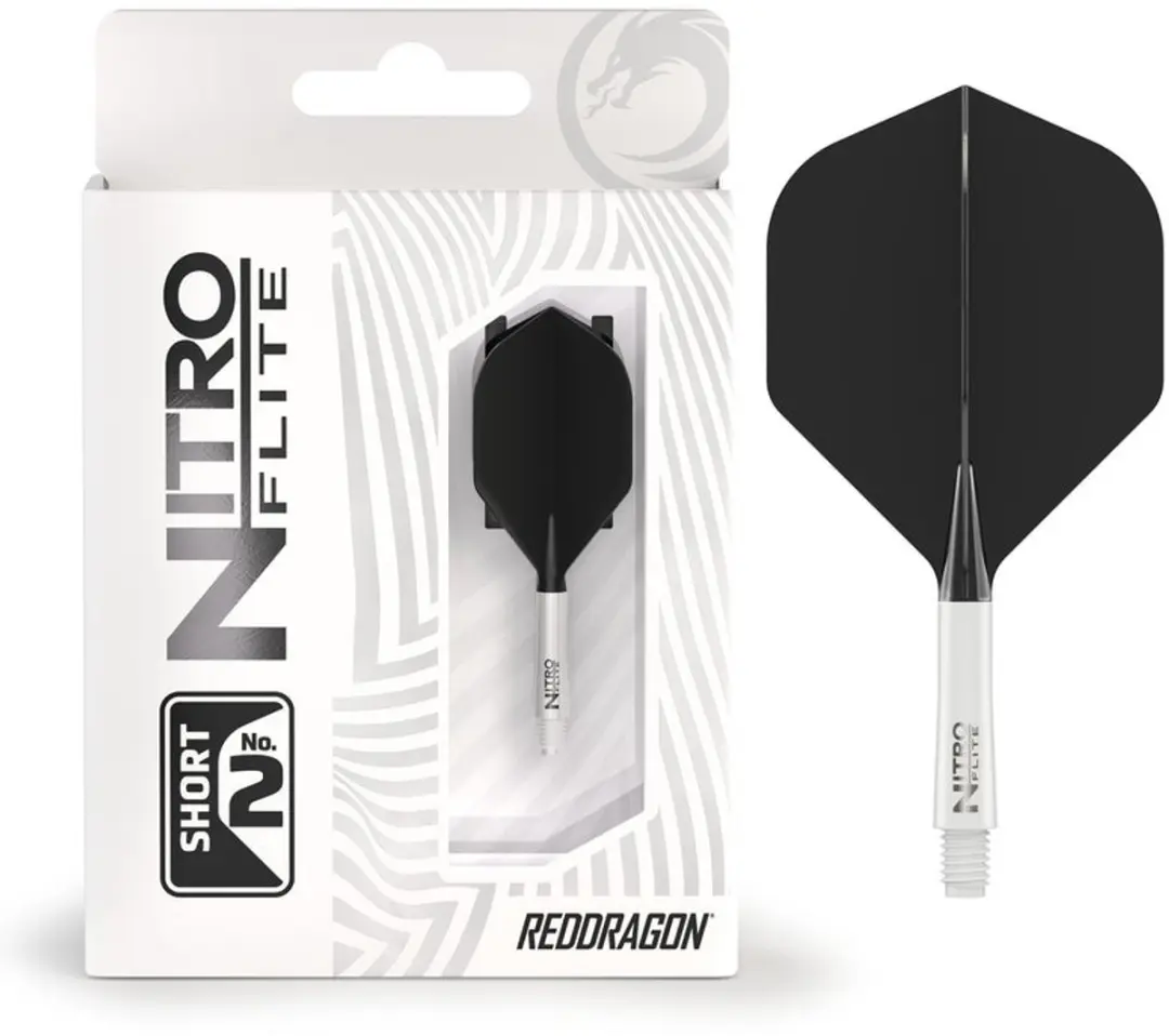 Red Dragon Nitro Flite System NO2 - 3 Stuks - Wit/Zwart