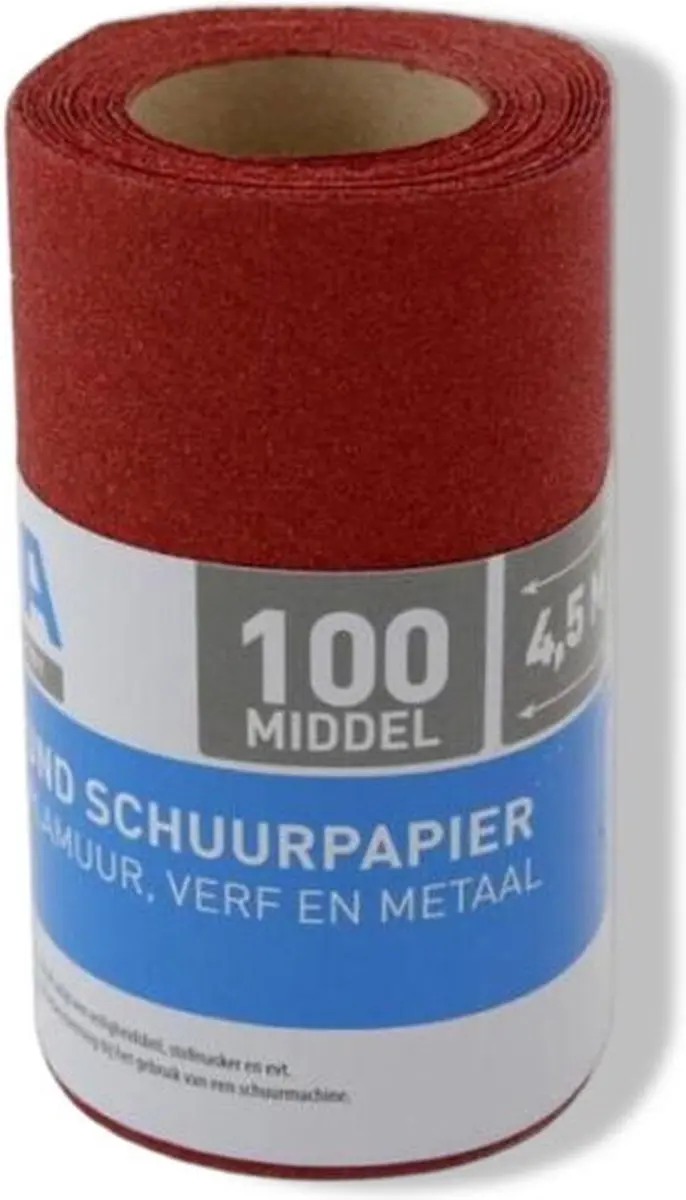 VEBA Edelkorund Rol 110mm x 4,5m P100 - Rood