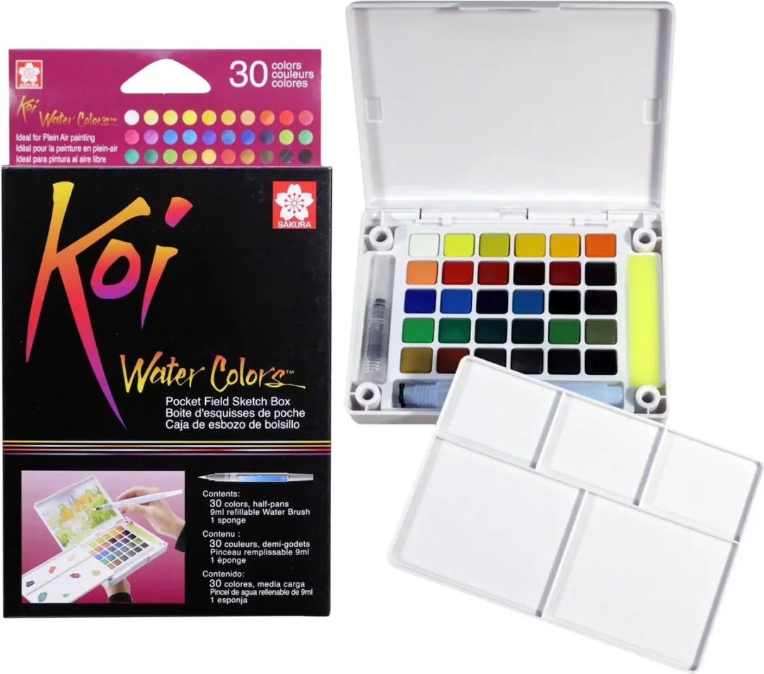Sakura Koi Water Colors Pocketbox 30 Kleuren - 30ml