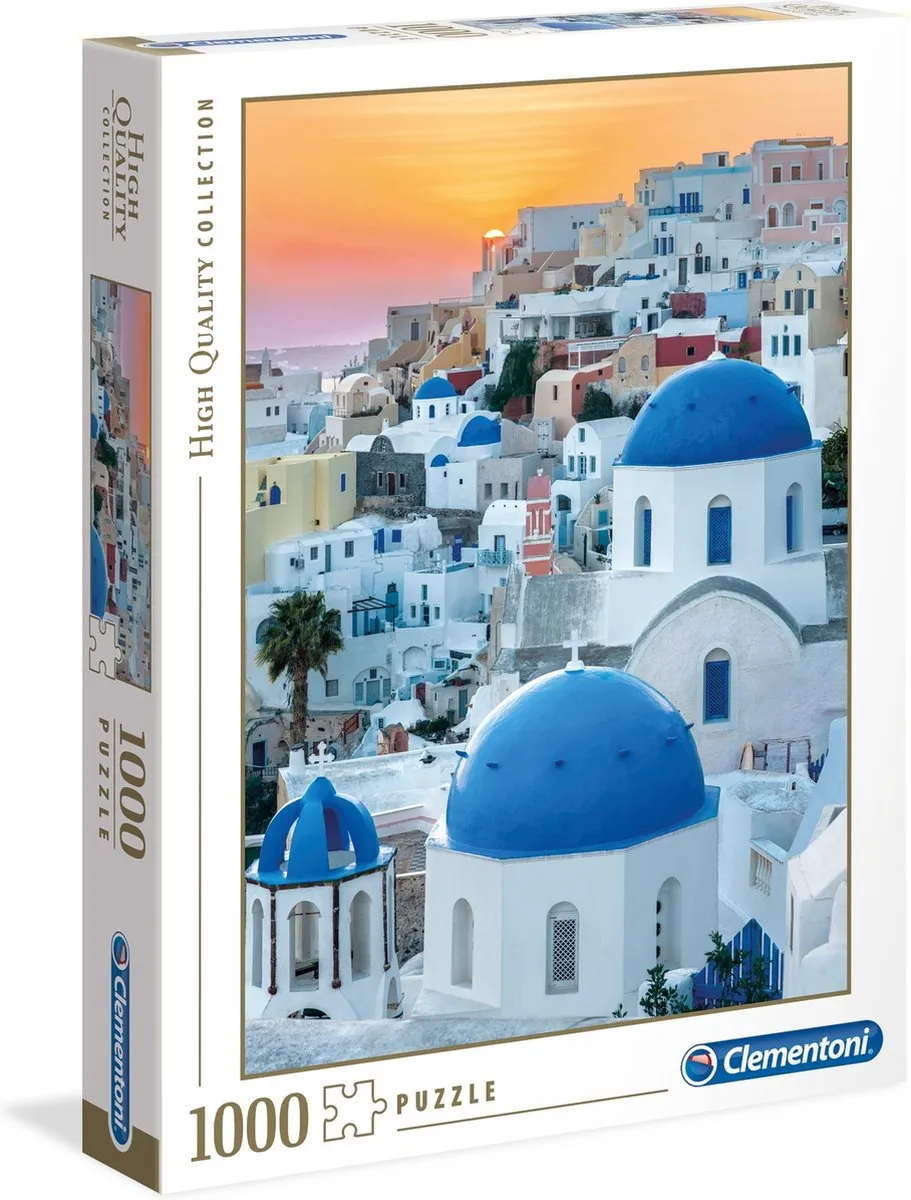 Clementoni Santorini Legpuzzel 1000 Stuks