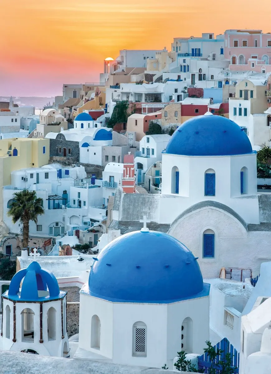 Clementoni Santorini Legpuzzel 1000 Stuks - Multi