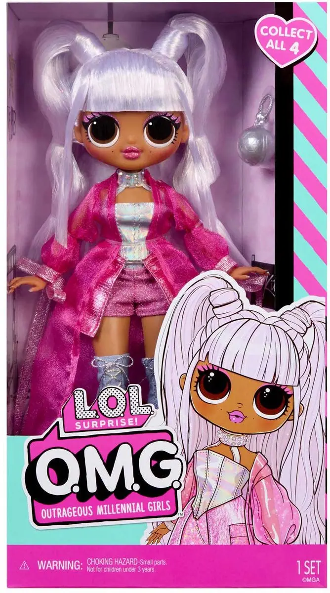 LOL Surprise OMG Kitty Queen Doll - Multicolor