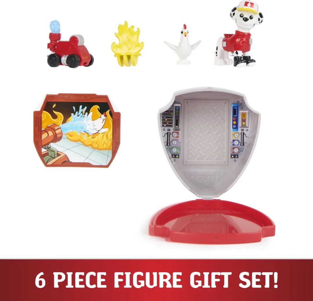 PAW Patrol Big Truck Pups Marshall Speelfigurenset - 6065251 - afbeelding 6 van 6