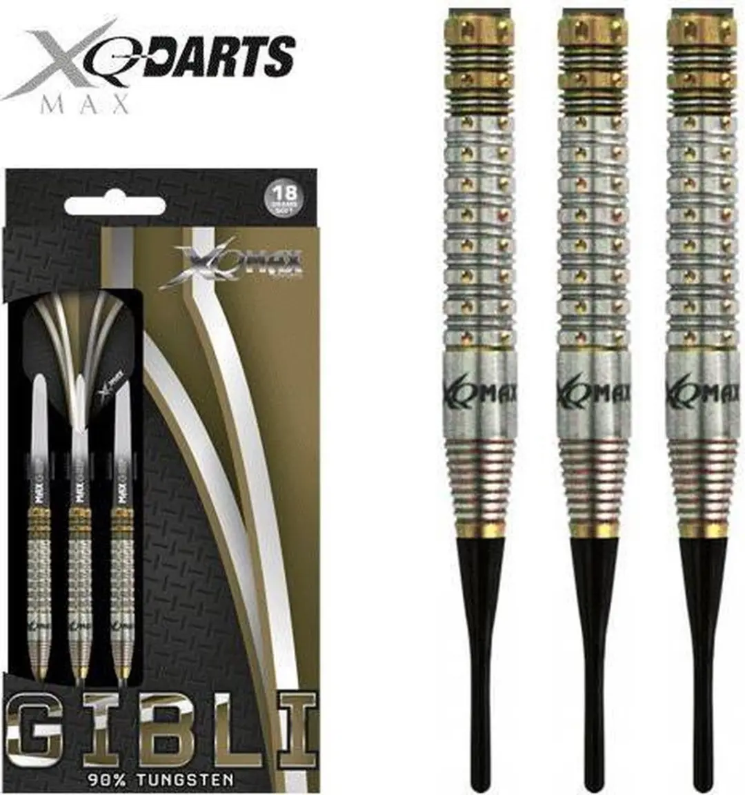 XQMax Gibli 90% Soft Tip - 18g - Zilver - 3 Stuks