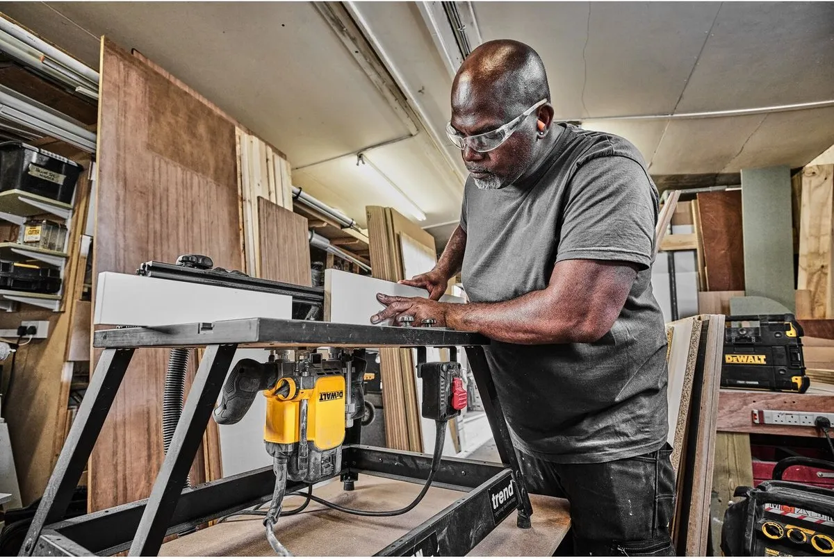 DeWalt DWE627KT Bovenfrees 2300W - Geel/Zwart