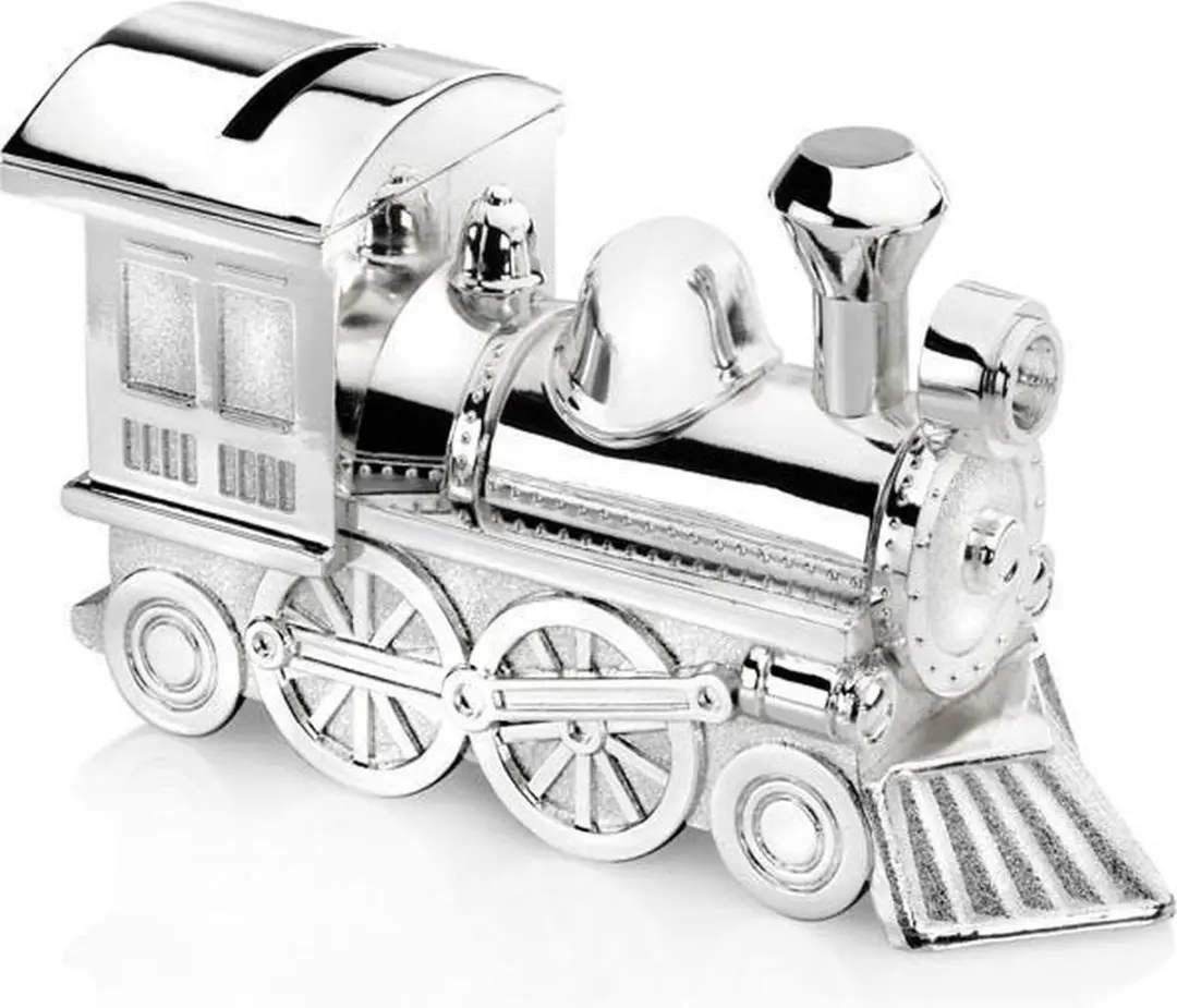 Zilverstad Spaarpot Locomotief - Zilver