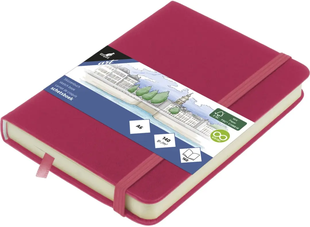 Kangaro K-861271 Schetsboek A6 Ruby