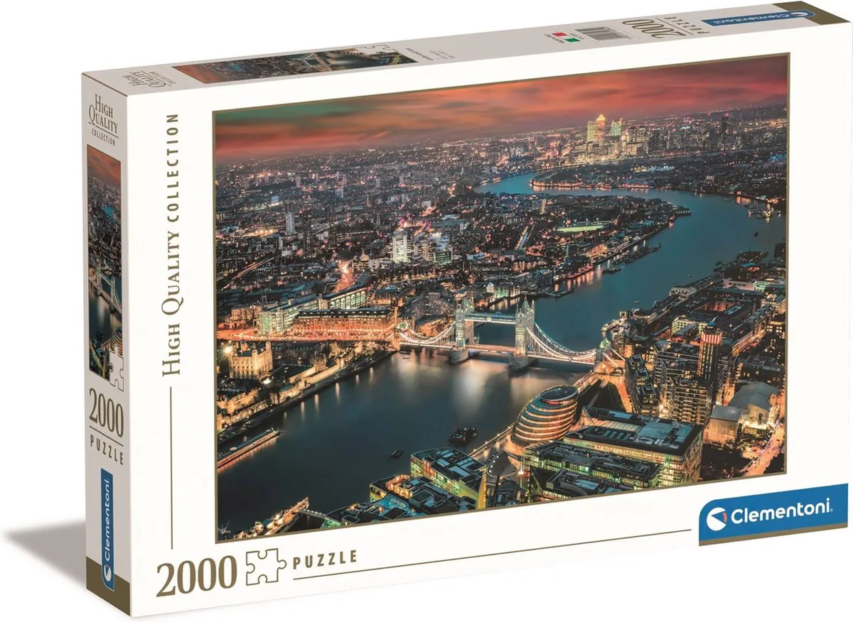 Clementoni Luchtfoto Londen Puzzel 2000 Stuks