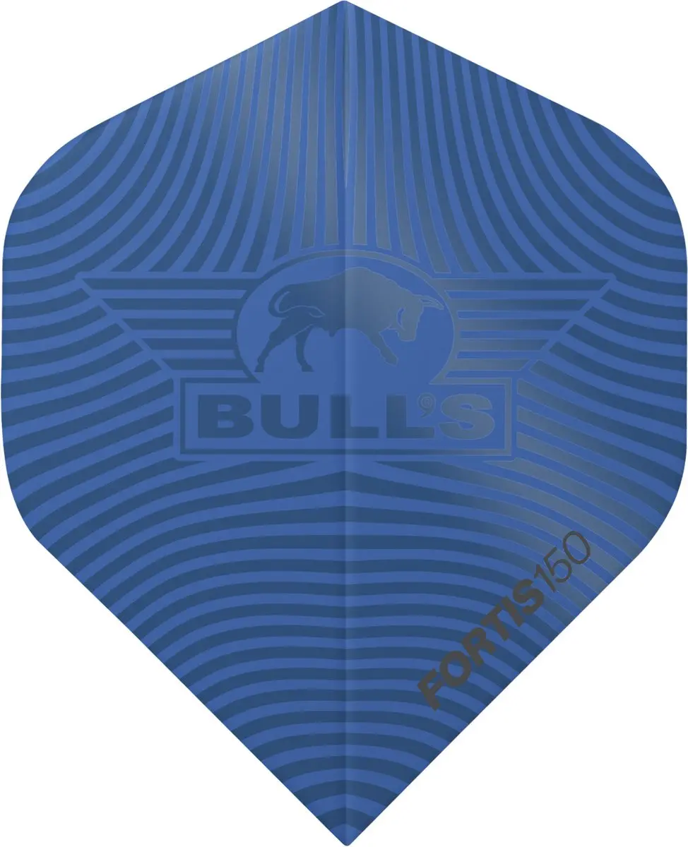 Bull's Fortis 150 Std. Dart Flights - Blauw - 3 Stuks