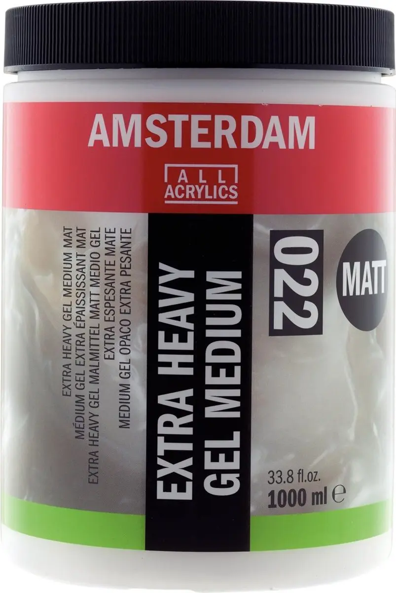 Amsterdam Extra Heavy Gel Medium 1000ml - Mat