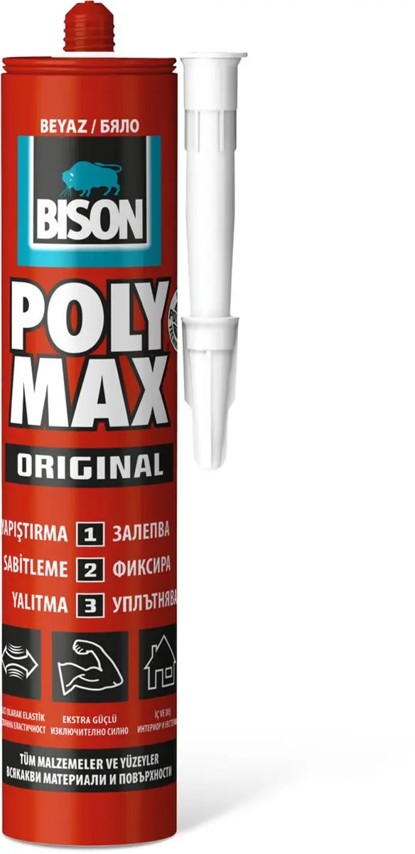 Bison Poly Max Original Wit 465g Montagekit