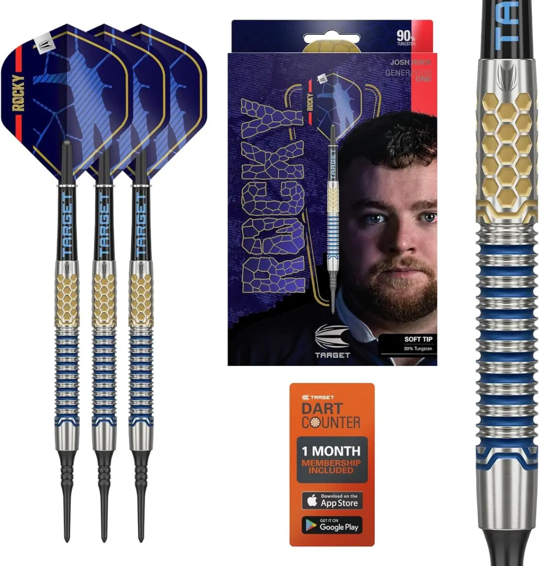 Target Josh Rock Generation 1 Dartpijlen 20g
