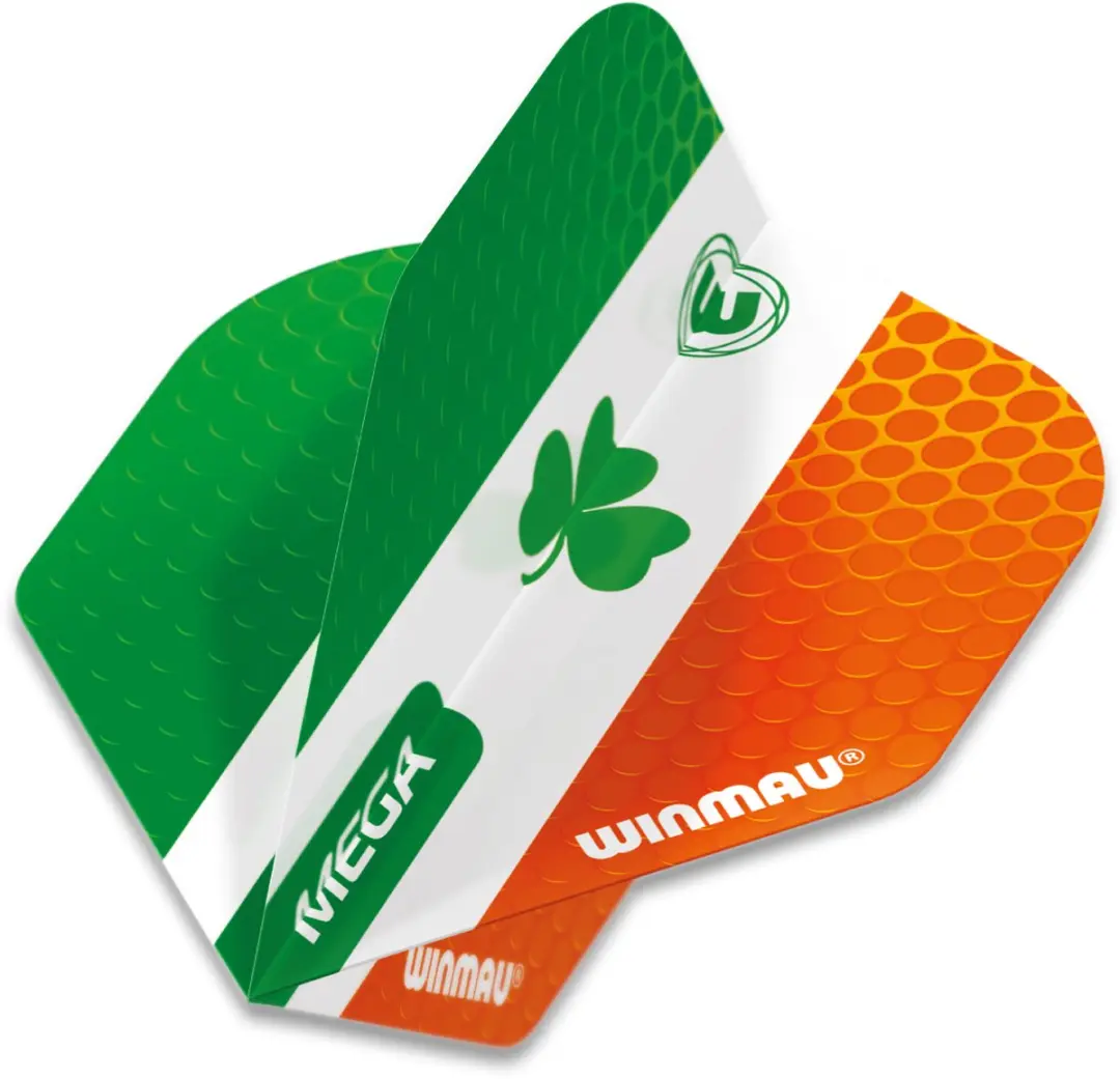 Winmau Mega Standard Ireland Dart Flights - 3 Stuks - Multi